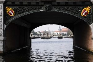 a bridge over a body of water romantic hotels in Amsterdam for your proposal