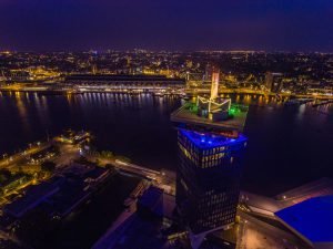 What to do in Amsterdam at Night Amsterdam look out tower