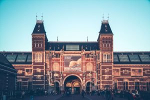 The rijksmuseum in Amsterdam