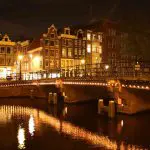 Evening tours on the canals in Amsterdam