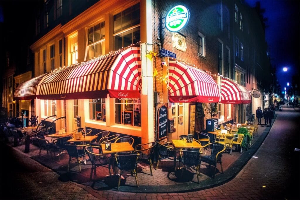 Weekend Break Amsterdam The Front of Restaurant Sonneveld a must try during your Romantic trip to Amsterdam